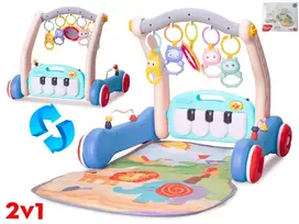 Play mat with BABY WALKER  - 86374 - BLUE