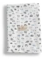 Blanket / Swaddling blanket - TB0470 /02 - MUSLIN  - size 80x120 - CARS