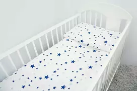 Cover set -  2 pcs - 135x100, 40x60 - STARS - PINK