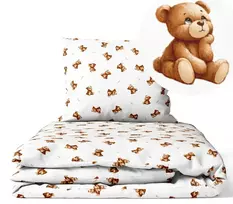 Cover set -  2 pcs - 135x100, 40x60 - a PENSIVE BEAR
