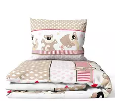 Cover set -  2 pcs - 135x100, 40x60 - BEARS on the  MOON