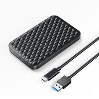 Orico 2520C3-V1 2.5" HDD/SSD išorinis disko dėklas, USB-C, juodas
