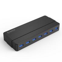 USB šakotuvas Orico H7928-U3-V1, 7x USB-A 3.0, juodas