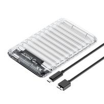 Orico 2139U3-V1 2.5" HDD/SSD išorinio disko dėklas, skaidrus
