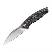M-TAC Type 14 sulankstomas peilis, juodas / pilkas, 9,4 cm geležte