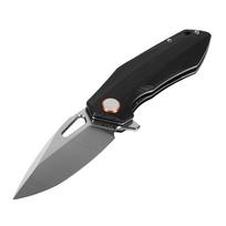 M-TAC Type 12 sulankstomas peilis, juodas / plieno spalvos, 8 cm geležte