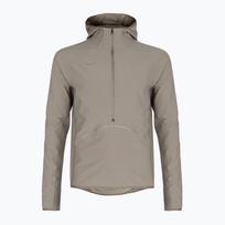 Vyriška bėgimo striukė HOKA Sky Glow Half Zip pebble grey
