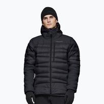 Vyriška pūsta striukė NORRONA Falketind Down 750 Zip Hood caviar black