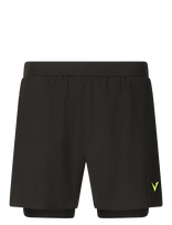 Virtus - Ado M 2-In-1 Ripstop Shorts - Treniruočių šortai - Juoda