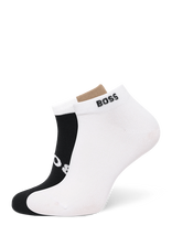 BOSS - 2Pas Design Vibamboo - Kojinės iki kulkšnių - Balta