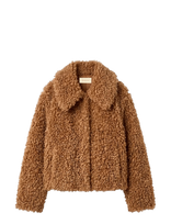 Calvin Klein Jeans - Faux Teddy Collar Jacket - Plonas paltas - Ruda