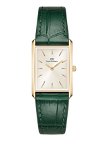 Daniel Wellington - Bound 22X32 Green Croc Leather G Champagne Sunray - Analoginis laikrodis - Žalia