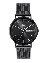 Daniel Wellington - Classic 40 Day Display Onyx Black B - Analoginis laikrodis - Juoda