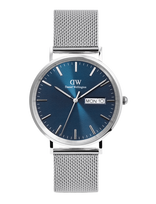 Daniel Wellington - Classic 40 Day Display Sterling Arctic S - Analoginis laikrodis - Sidabro