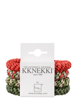 Bon Dep - Kknekki Bundle 6 | 4 Pcs - Scrunchies & Hair Ties - Žalia