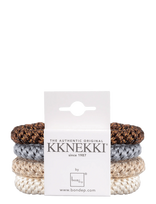 Bon Dep - Kknekki Bundle 53 | 4 Pcs - Scrunchies & Hair Ties - Ruda
