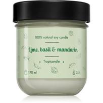 Tropicandle Lime, Basil & Mandarin kvapioji žvakė 170 ml