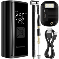 Nešiojamas elektrinis oro kompresorius padangoms 150 PSI, 6000mAh