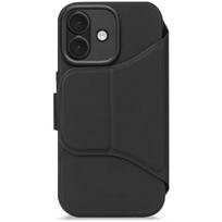 Decoded Textured Silicone atverčiamasis dėklas iPhone 17 telefonui, juodas