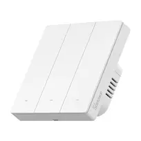 Išmanusis jutiklinis sieninis jungiklis Sonoff ZBM5-3C-86W, 3 kanalų Zigbee