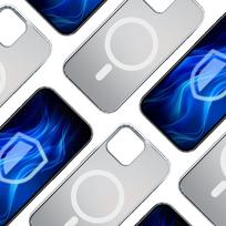 3mk Frosty MagCase dėklas, skirtas Apple iPhone 15 Plus, baltas