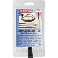 OP TECH Super Classic-Strap 3/8 Fotoaparato Diržas - Neoprenas, Nailonas, Oda - Juoda - 6.8 kg Talpa - 129.5 cm Ilgis