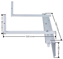 Mokyklinė darbo vietos lempa 1 x 1200 mm T8 (LED lemputė neįtraukta)