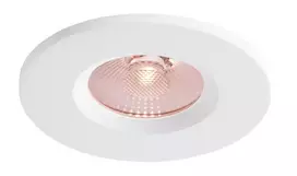 LED lubų šviestuvas 10W DIMM CCT 800Lm 40° CRI 90 be mirgėjimo, išpjovos diametras 68-72mm (įtrauktas išorinis maitinimo šaltinis) RAL9003