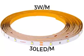 LED juostelė 3W/m, 30LED/m, 12V, IP20, 4000K, 354 liumenų/m, 60 000 valandų, CRI >90 (5m)