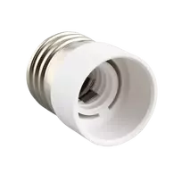 Lempos laikiklio adapteris E27-E14, baltas