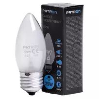 Kaitrinė lemputė E27 25W B35 230V FR