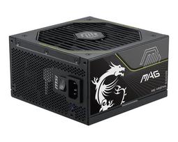 MSI MAG A1000PLS PCIE5 EU Black Embossed Cable 1000W Full-Modular Platinum ENFR Color Box Wooden Pallet 120M