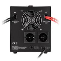 Rebel POWER-1500-LFP4 emergency power supply – a pure sine wave inverter with a 12V charging function, 230V, 1500VA/1050W