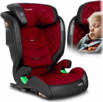 Automobilinė kėdutė Nukido Louis juoda - raudona, 15-36 kg ISOFIX