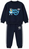 Komplektas berniukui su džemperiu ir kelnėmis „Adidas: Bluey“, tamsiai mėlynas