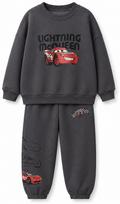 Komplektas berniukui su džemperiu ir kelnėmis „Lightning McQueen“, tamsiai pilkas