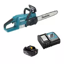 Grandininis pjūklas akumuliatorinė pjūklas grandininis 40cm, 18V Makita [DUC407RTX3] 5,0Ah, Li-Ion + Dovana rękawice