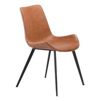 Ruda odinė valgomojo kėdė DAN-FORM Denmark Hype