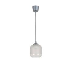 BRILAGI - LED pakabinamas šviestuvas ant laido RETRO GLASS 1xE27/60W/230V skersmuo 14 cm sidabrinė/balta