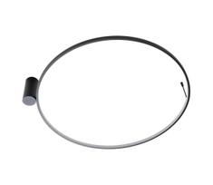 MAXLIGHT W0437 - LED lubinis vonios kambario šviestuvas VISUAL LED/28W/230V 80 cm IP44 juodas