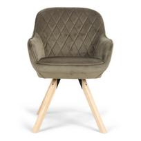 Valgomojo kėdė Domoletti Bago, alyvuogių žalia, 46x44x84cm