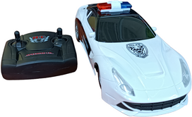 Radijo bangomis valdomas automobilis policijos automobilis