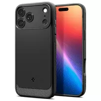 Spigen Rugged Armor Mag MagSafe Case for iPhone 17 Pro Max, Black