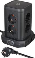 Buitinis ilgintuvas-stovas BRENNENSTUHL, 8 vietų, 3USB, 2 m