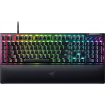 Razer BlackWidow V4 | Mechanical Gaming Keyboard | Wired | RGB LED Lighting | US Layout | Yellow Switches | Black