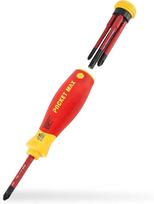 wiha Screwdriver with bit magazine PocketMax electric (red/yellow, 5 pcs)