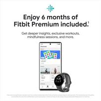Google  Google Pixel Watch LTE 41mm Polished Silver/Sport Band Charcoal