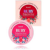 Petitfee Ruby Bulgarian Rose Eye Patch hidrogelinės paakių kaukės su rožių vandeniu - 60 vnt.