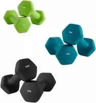 Songmics Svarmenų rinkinys, 2x1 kg 2x2 kg 2x3 kg, Šviesiai žalia Akvamarino mėlyna