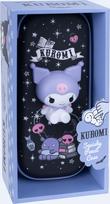 Penalas be priemonių CoolPack Kuromi Squishy, 23 cm x 10 cm, juoda sp./violetinė sp.